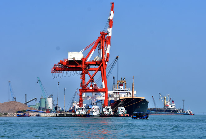 Cảng Quy Nhơn đón tấn hàng thứ 8 triệu trong năm 2018.