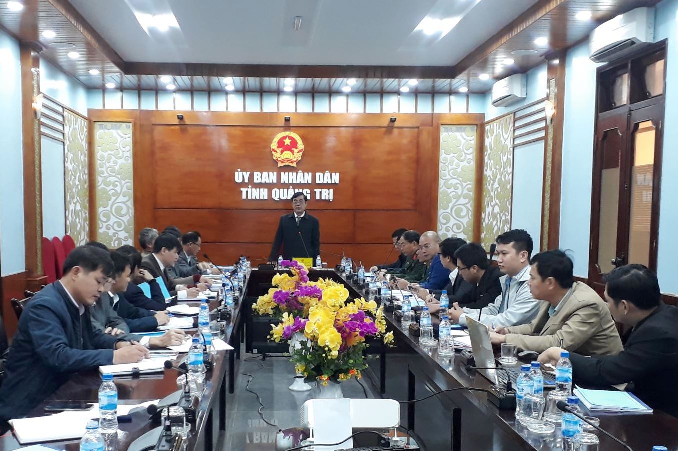 Ông Nguyễn Đức Chính, Chủ tịch UBND tỉnh đề nghị nhà đầu tư cần tiếp thu hoàn thiện quy hoạch theo hướng phải tôn trọng các yếu tố tự nhiên.