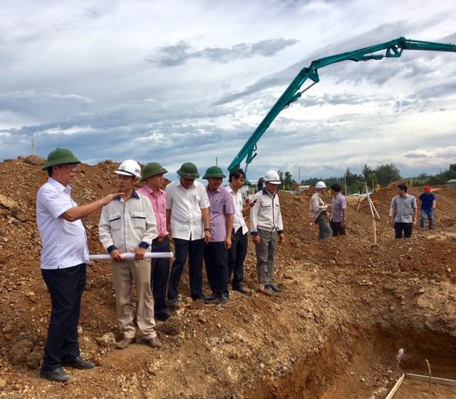 Chủ tịch UBND tỉnh Nguyễn Đức Chính kiểm tra Dự án Khu đô thị sinh thái biển AE Resort Cửa Tùng