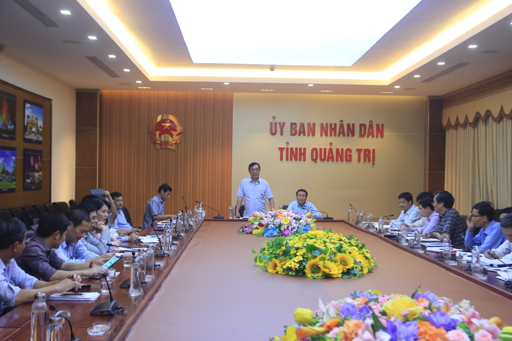UBND tỉnh Quảng Trị làm việc với Công ty cổ phần Camimex về Dự án nuôi tôm.