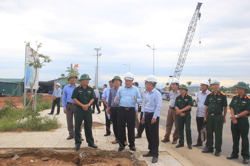 Liên danh nhà thầu kiến nghị lãnh đạo tỉnh Quảng Trị quan tâm tháo gỡ vướng mắc trong quá trình giải phóng mặt bằng Dự án.