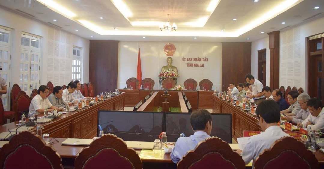Buổi làm việc giữa UBND tỉnh Gia Lai và đoàn công tác Ban kinh tế Trung ương