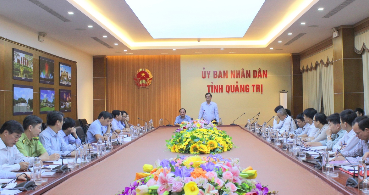 UBND tỉnh Quảng Trị có buổi làm việc với Công ty Cổ phần Liên doanh Cảng Quốc tế Mỹ Thủy 