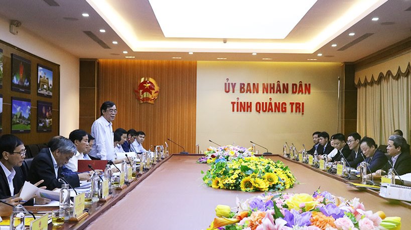 Chủ tịch UBND tỉnh Nguyễn Đức Chính đồng ý chủ trương để Công ty Cổ phần Tập đoàn T&T nghiên cứu, khảo sát, lập các Dự án đầu tư tại Quảng Trị.