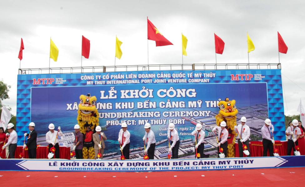Quảng Trị khởi công xây dựng khu bến cảng Mỹ Thủy.