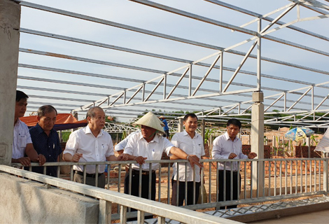 Chủ tịch Phan Ngọc Thọ kiểm tra tiến độ Dự án.