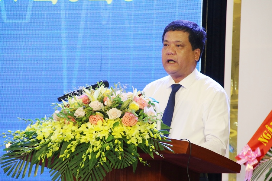 Phó chủ tịch UBND tỉnh Quảng Bình Trần Phong phát biểu tại Hội nghị.