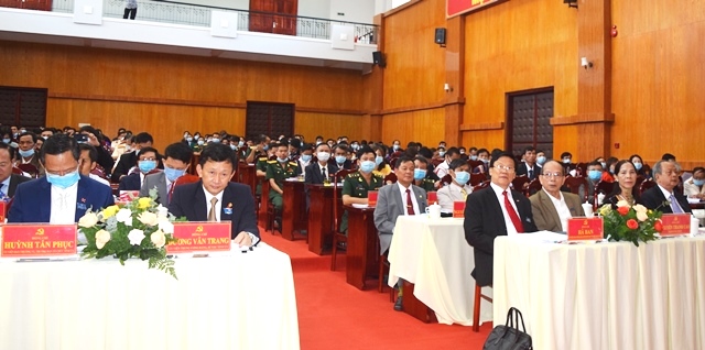 Các đại biểu tham dự Đại hội đại biểu Đảng bộ huyện Sa Thầy