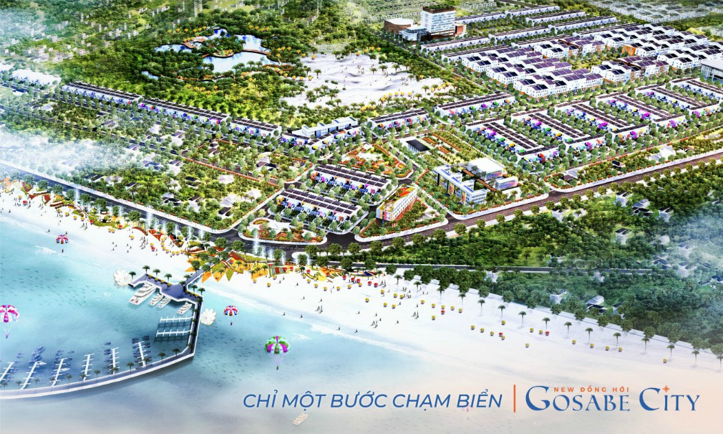 Dự án khu đô thị New Đồng Hới Gosabe City đáp ứng nhu cầu đầu tư đất biển lâu dài của nhà đầu tư.