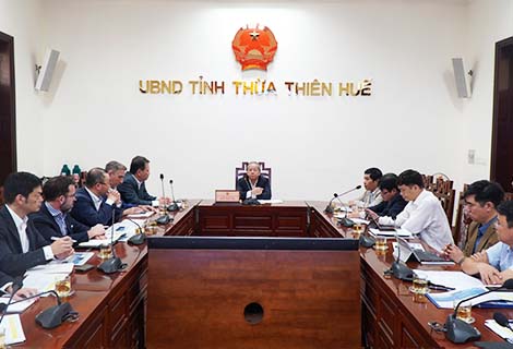 Chủ tịch UBND tỉnh Thừa Thiên Huế Phan Ngọc Thọ đánh giá cao nhà đầu tư và các đối tác trong quá trình tham gia Dự án Nhà máy điện khí LNG Chân Mây
