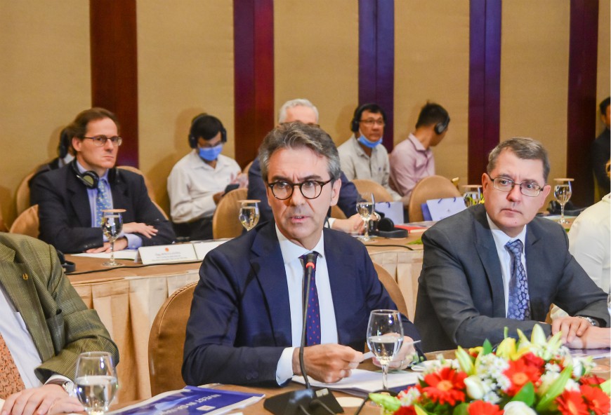 Đại sứ Liên minh châu Âu tại Việt Nam Giorgio Aliberti bày tỏ ấn tượng về sự phát triển của Đà Nẵng thời gian qua. 
