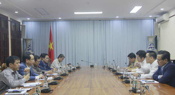 Buổi làm việc giữa UBND tỉnh Quảng Bình và đại diện ngân hàng ADB