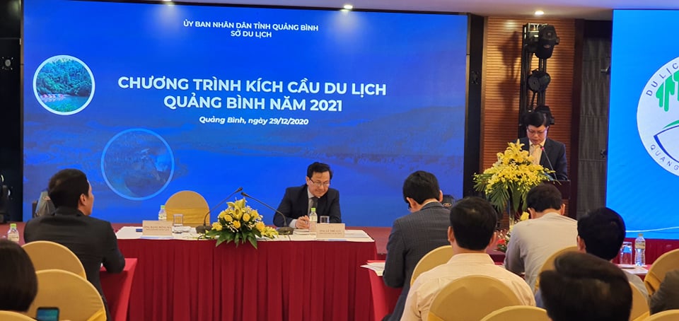 Ông Đặng Đông Hà, Phó Giám đốc Sở Du lịch Quảng Bình thông tin tổng quan về tình hình du lịch Quảng Bình năm 2020.