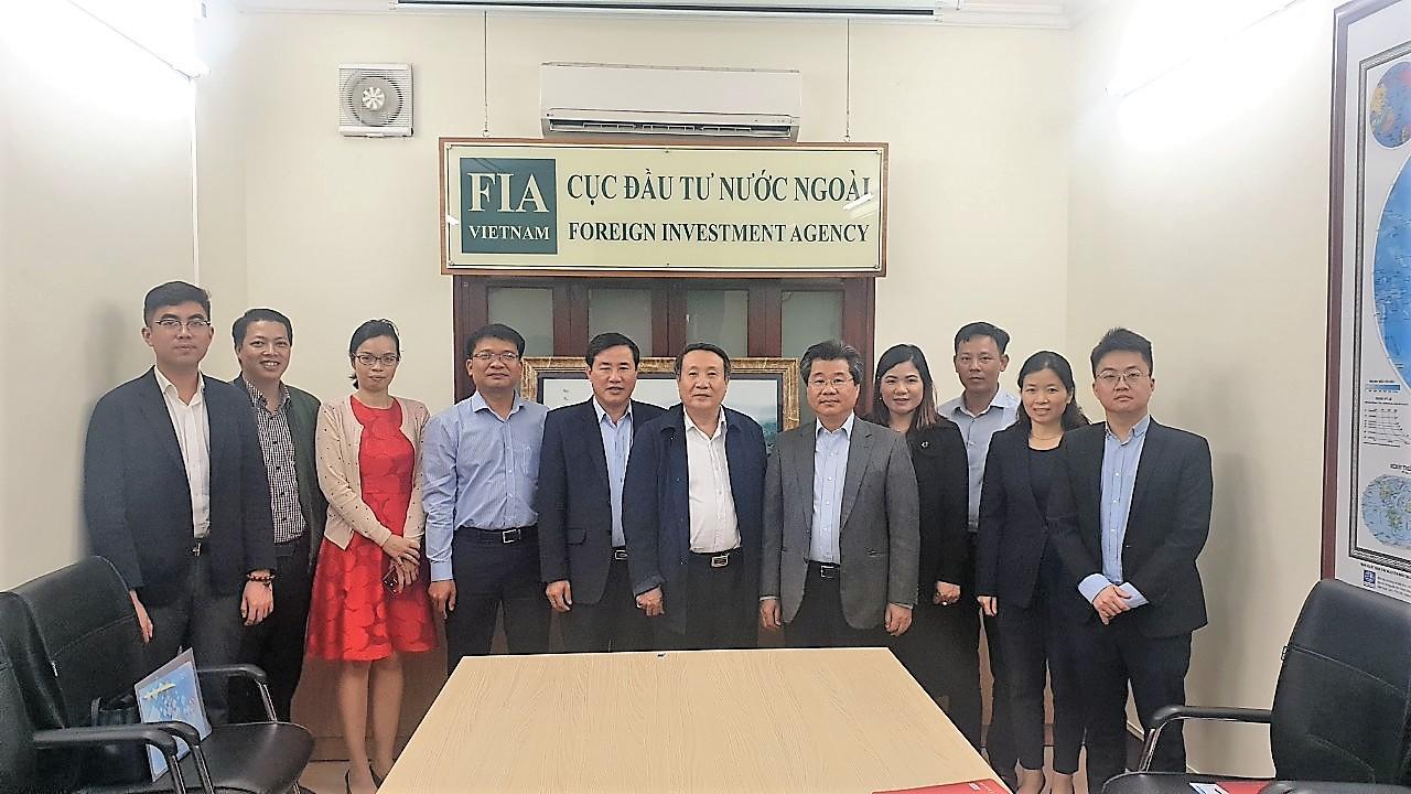 Đoàn công tác UBND tỉnh Quảng Trị làm việc với Cục Đầu tư nước ngoài - Bộ Kế hoạch và Đầu tư bàn công tác tổ chức Hội nghị.