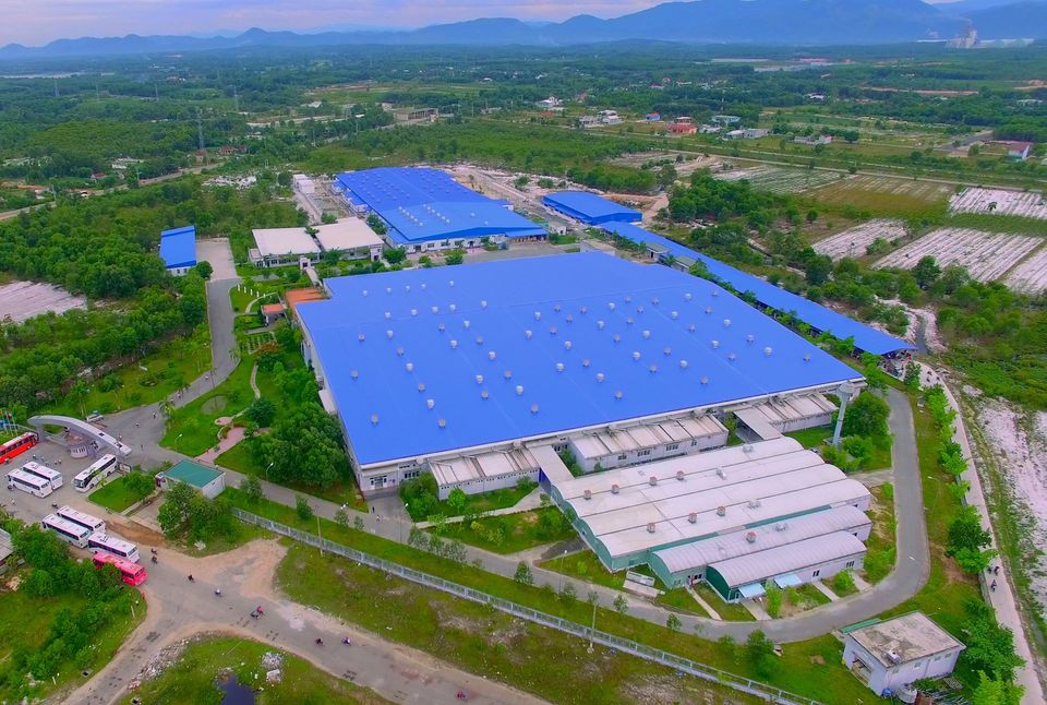 Trụ sở nhà máy may Scavi Huế tại huyện Phong Điền, tỉnh Thừa Thiên Huế hiện nay.