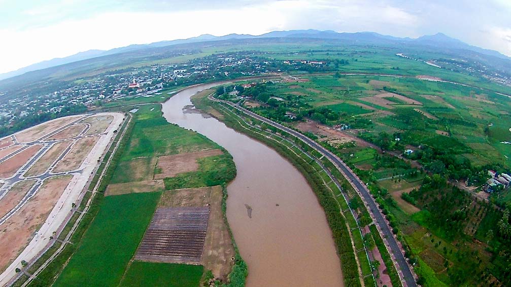 Dự án có quy mô hơn 49ha, nằm phía Đông sông Đăk Bla, TP Kon Tum.