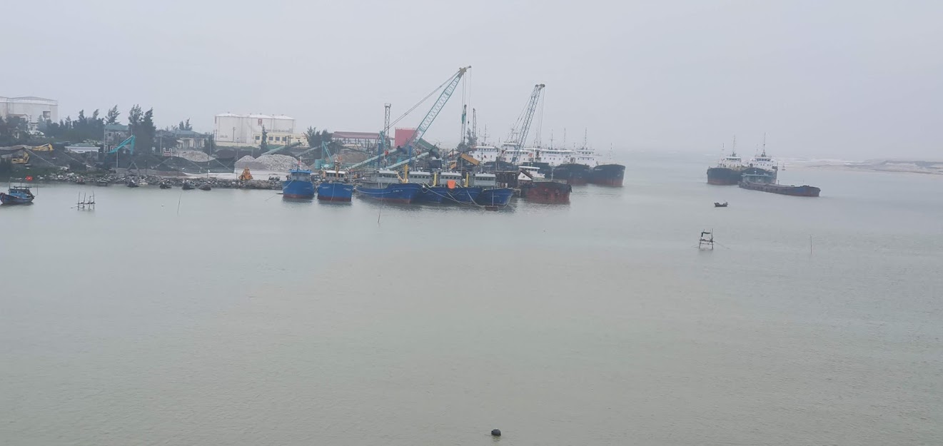 Cảng Cửa Việt, thuộc Khu kinh tế Đông Nam Quảng Trị.
