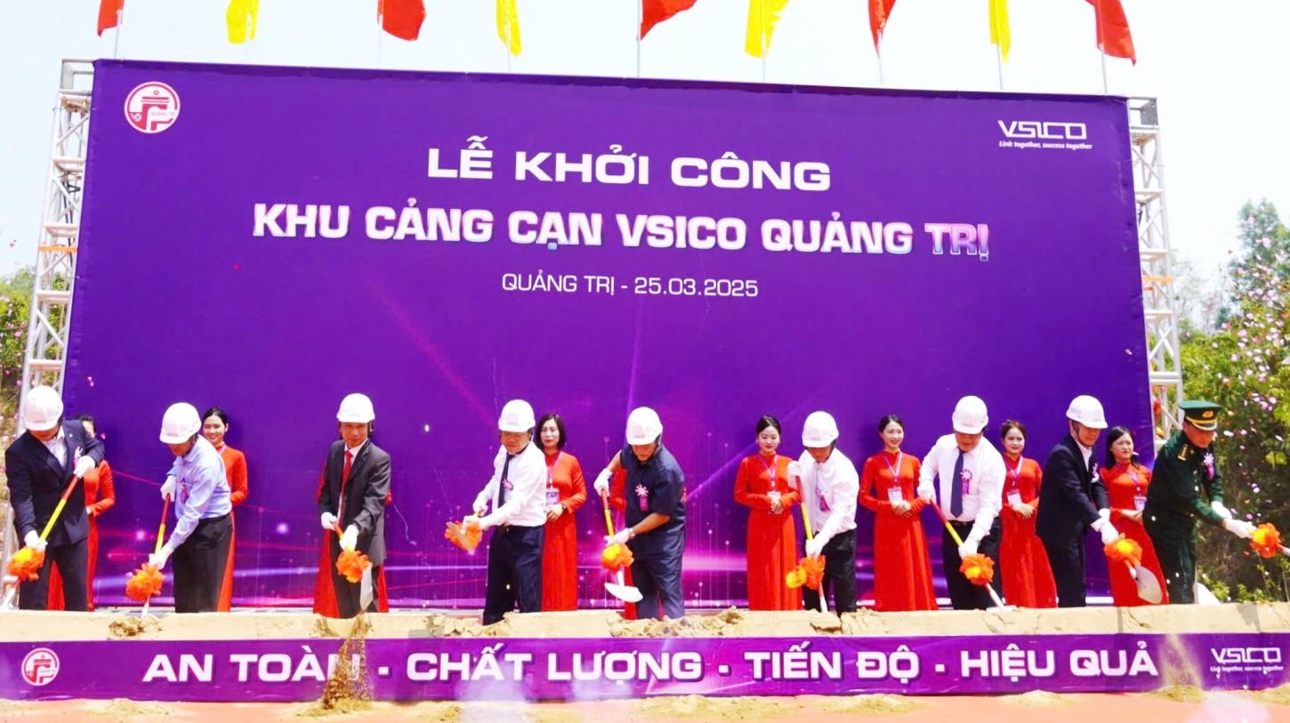 Công ty CP Hàng hải Vsico, cảng cạn Vsico, khởi công Dự án, thị trấn Lao Bảo, huyện Hướng Hoá, ông Hà Sỹ Đồng