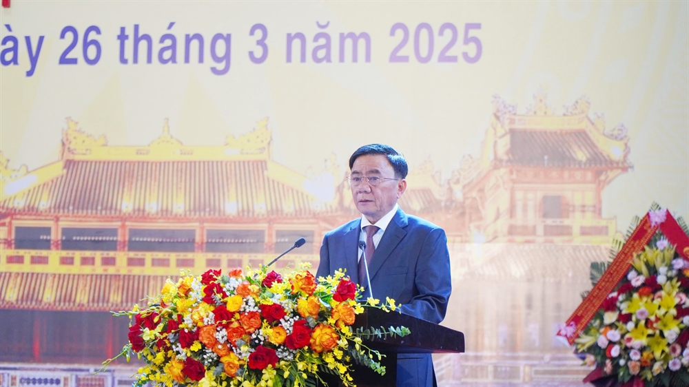 Ủy viên Bộ Chính trị, Thường trực Ban bí thư Trần Cẩm Tú tham dự và phát biểu tại lễ kỷ niệm