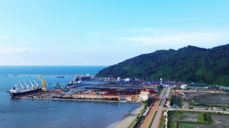 Cảng Chân Mây tại Khu kinh tế Chân Mây - Lăng Cô, TP. Huế. Ảnh: Ngọc Tân