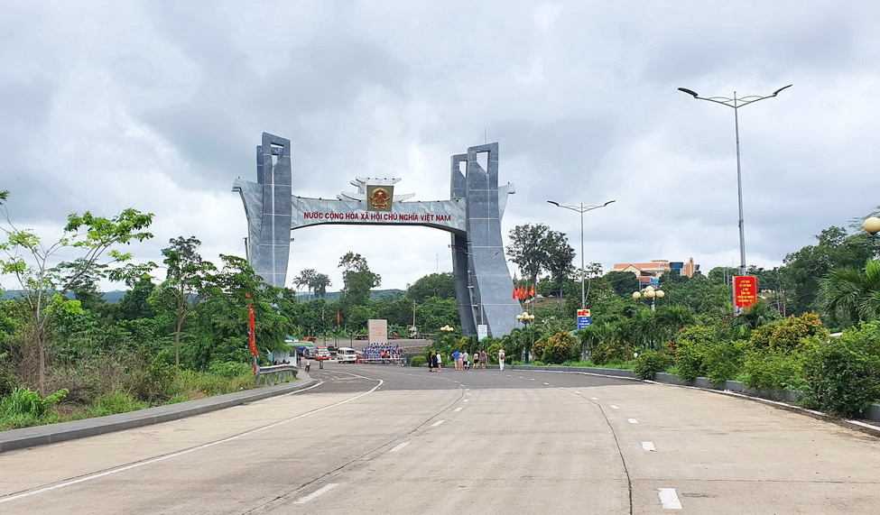 Khu kinh tế Cửa khẩu Quốc tế Lệ Thanh, tỉnh Gia Lai. Ảnh: Ngọc Tân