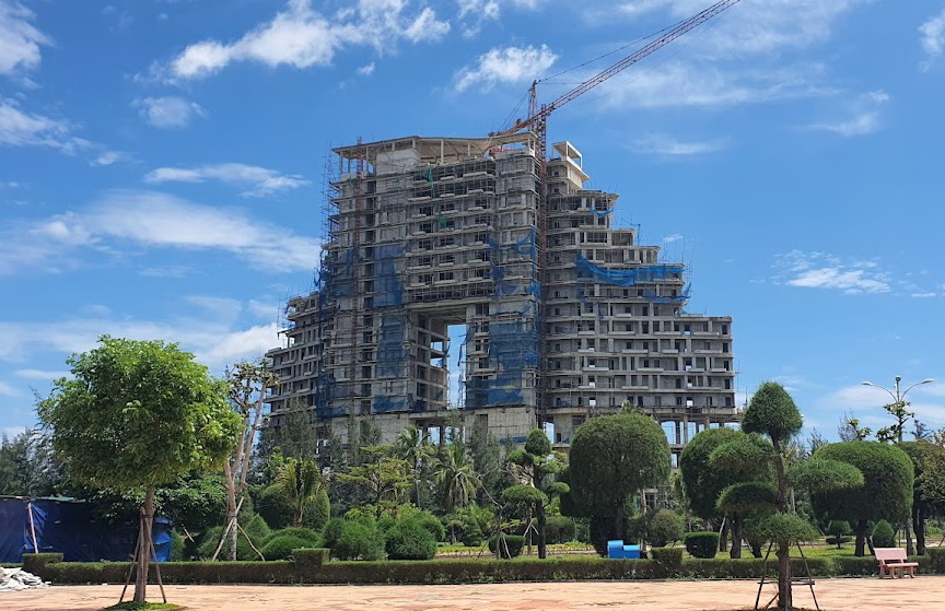 Một Dự án chậm tiến độ nhiều năm tại khu vực ven biển Bảo Ninh, phường Đồng Hới, tỉnh Quảng Trị