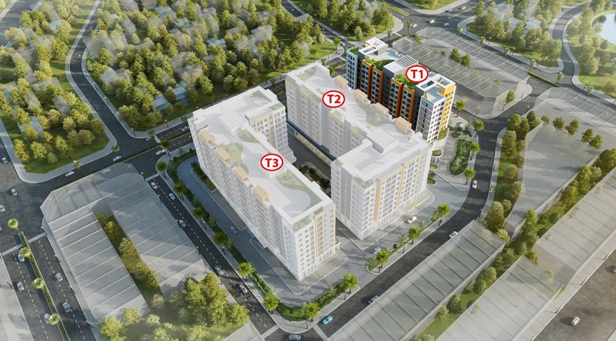 Phối cảnh Dự án Nhà ở xã hội Bảo Ninh 2