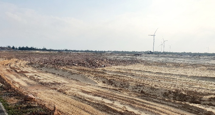 Hiện trường khu vực Dự án