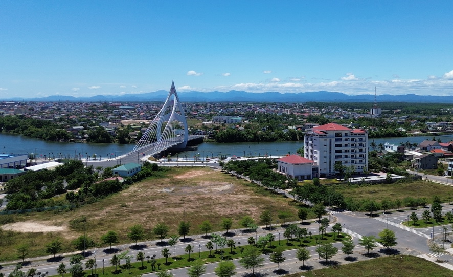 Khu đô thị Bắc sông Hiếu tại phường Đông Hà, tỉnh Quảng Trị. Ảnh: Ngọc Tân