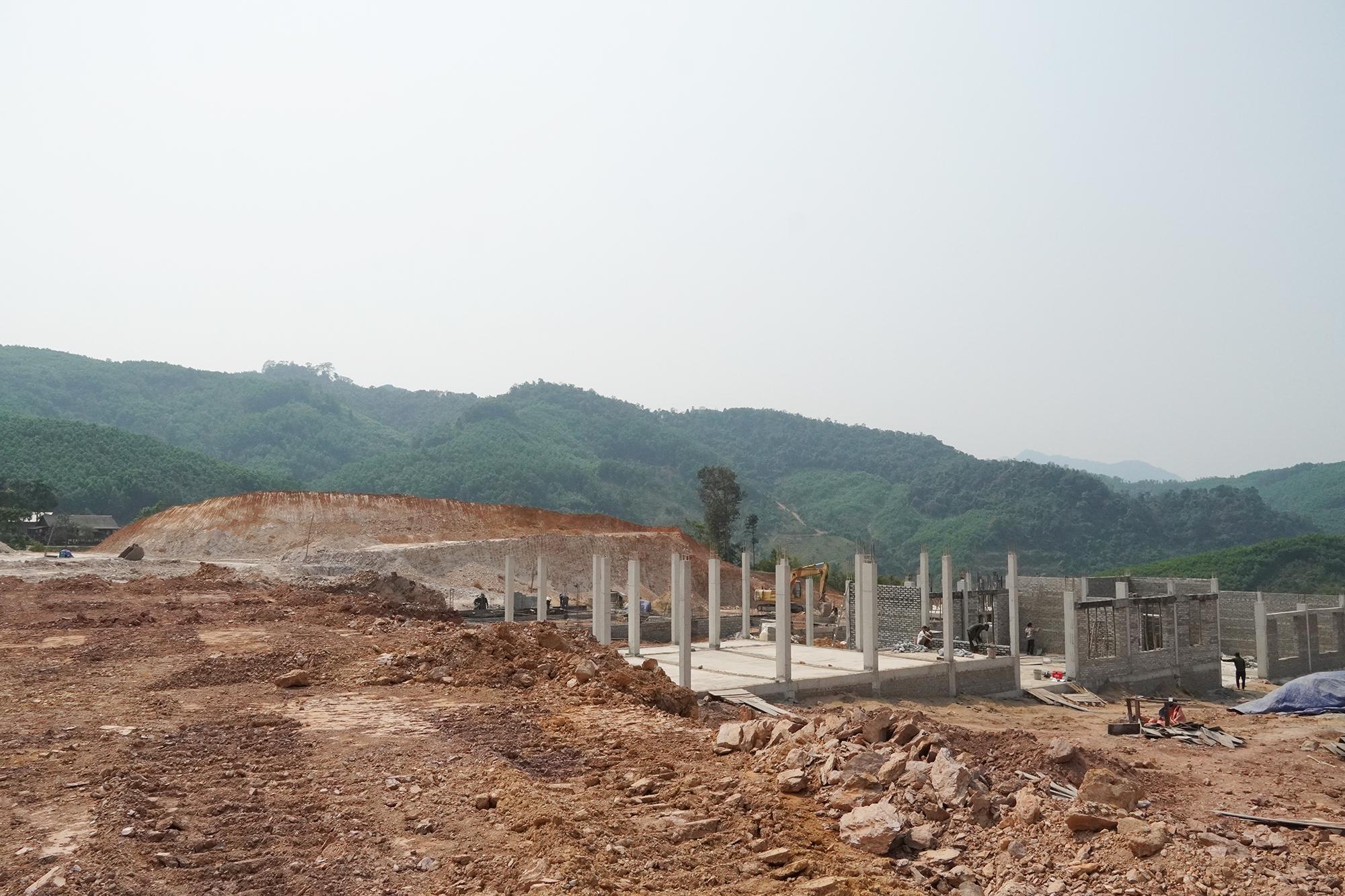 Dự án Trường Nội trú Tiểu học và Trung học cơ sở Dân Hóa đang được triển khai đầu tư xây dựng