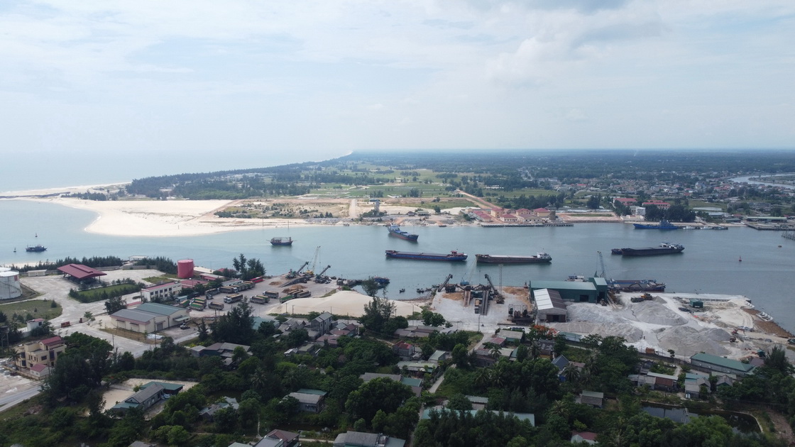 Cảng Cửa Việt, một trong c&aacute;c khu vực được quy hoạch trở th&agrave;nh điểm trung chuyển h&agrave;ng ho&aacute; tại Quảng Trị.