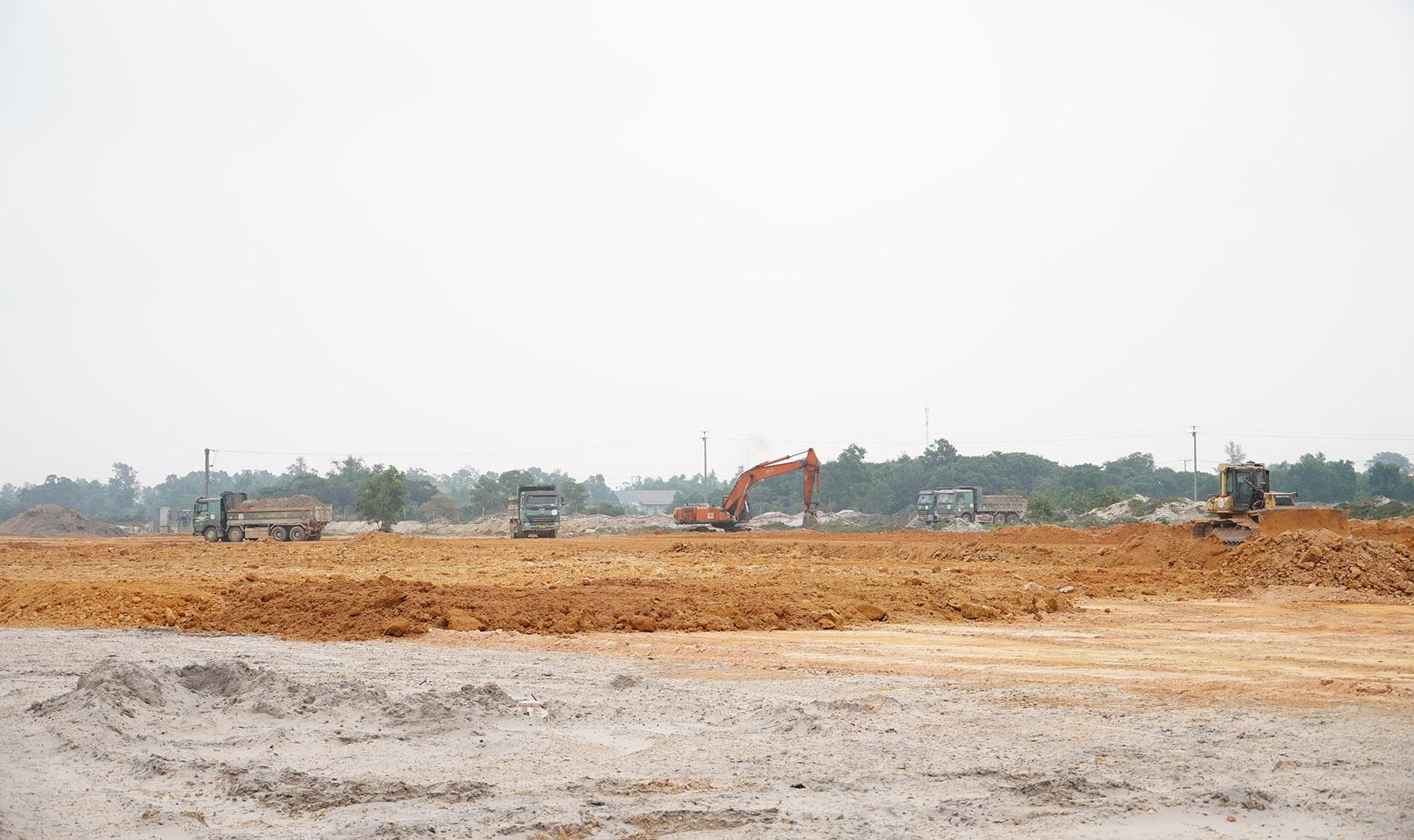 Hiện trường Dự &aacute;n Cảng h&agrave;ng kh&ocirc;ng Quảng Trị hiện nay.