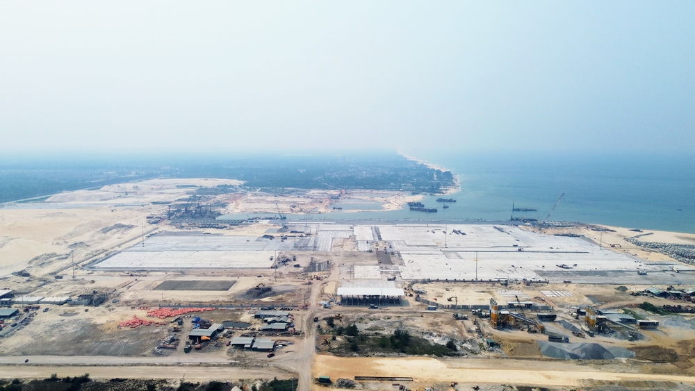 Dự &aacute;n khu bến cảng Mỹ Thuỷ. Ảnh: Ngọc T&acirc;n