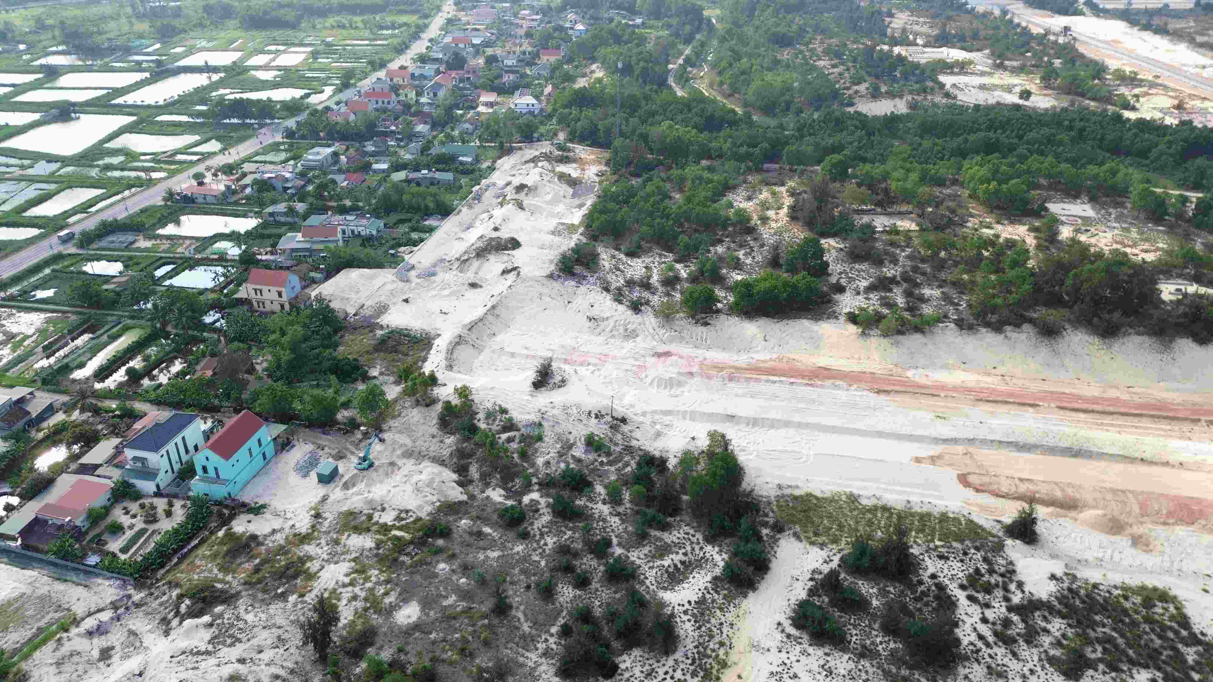 Dự &aacute;n chỉ c&ograve;n vướng mặt bằng li&ecirc;n quan đến 2 hộ d&acirc;n. Ảnh: Ngọc T&acirc;n