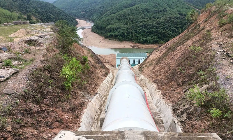 Dự án Nhà máy thuỷ điện La Trọng. Ảnh: Báo Quảng Trị