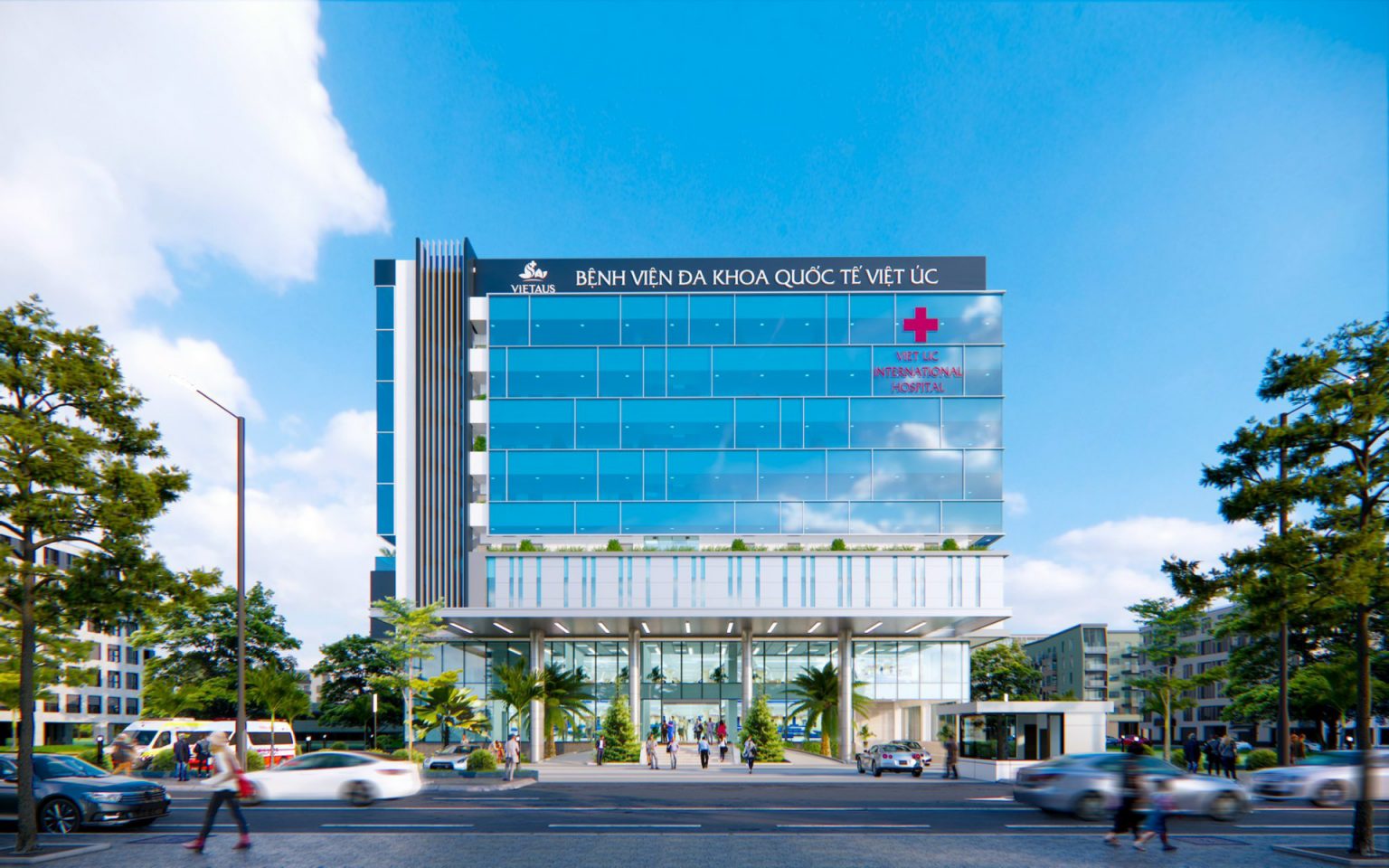 Phối cảnh Dự án. Ảnh (nguồn): kientrucbenhvien.com