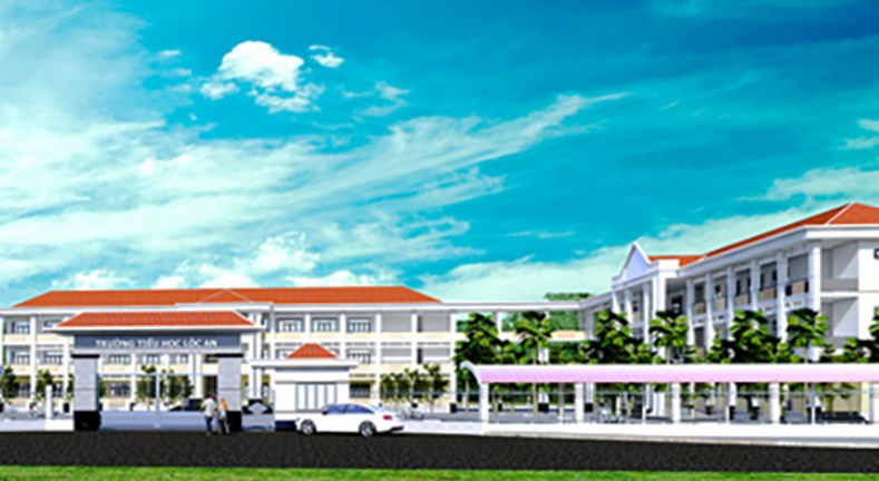 Trường học là hạng mục xây dựng hạ tầng xã hội được ưu tiên xây dựng tại khu tái định cư Lộc An - Bình Sơn.