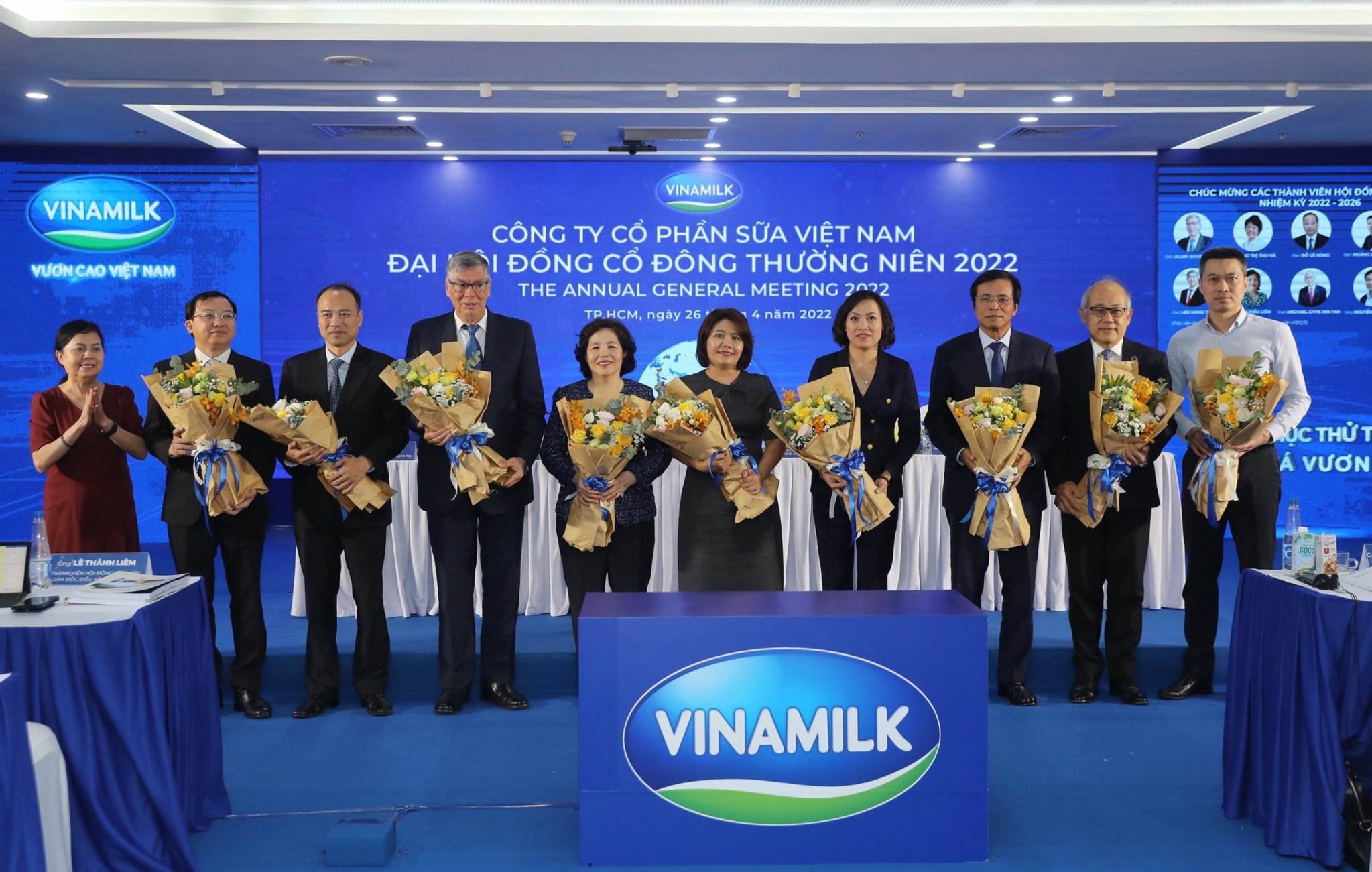 HĐQT của Vinamilk nhiệm kỳ 2022-2026. 