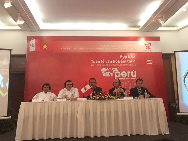 Đại sứ quán Peru tổ chức họp báo công bố khai mạc Tuần kễ Văn hóa Ẩm thực Peru