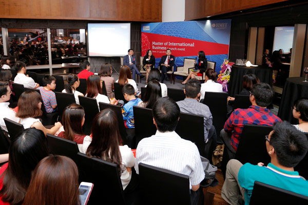 Lễ ra mắt chương trình MIB của RMIT Việt Nam thu hút sự quan tâm của đông đảo lãnh đạo, nhân sự các doanh nghiệp và sinh viên