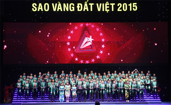 Top 200 Sao Vàng đất Việt 2015. Ảnh: Chí Cường