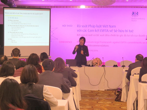 TS. Nguyễn Thị Thu Trang, Giám đốc Trung tâm WTO và Hội nhập - VCCI công bố báo cáo Rà soát