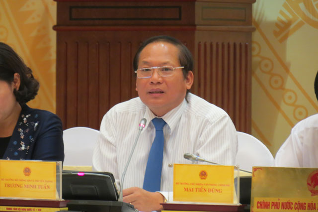 Bộ trưởng Bộ Thông tin và Truyền thông Trương Minh Tuấn (Ảnh: K.T)