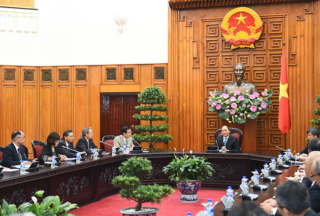 Thủ tướng tiếp Ủy ban kinh tế Nhật - Việt