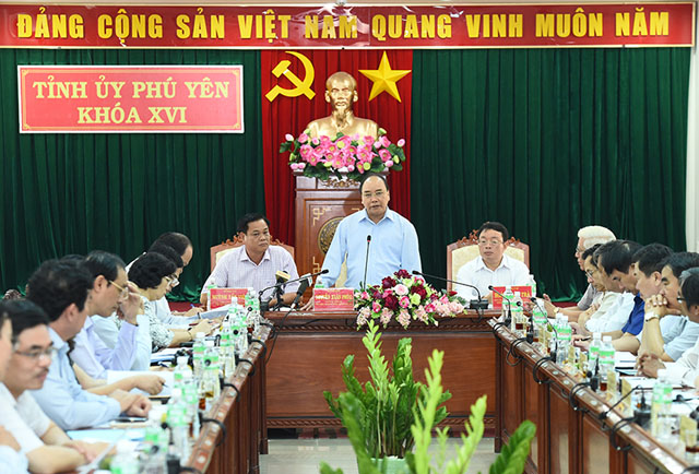 Thủ tướng làm việc với lãnh đạo tỉnh Phú Yên