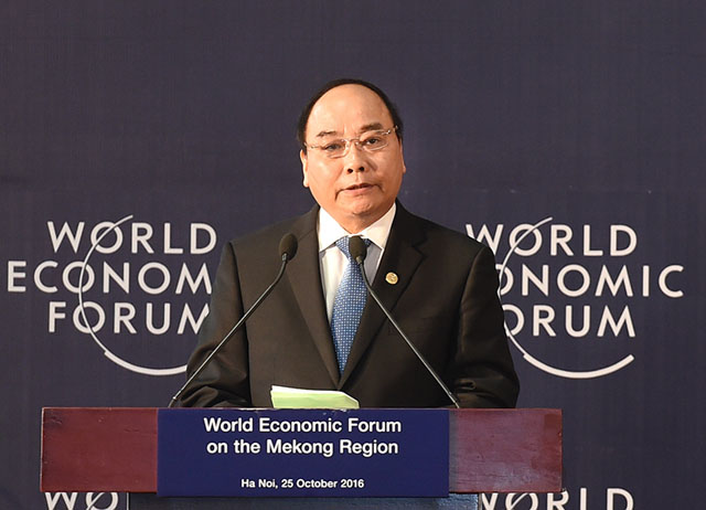 Thủ tướng Nguyễn Xuân Phúc phát biểu khai mạc WEF-Mekong