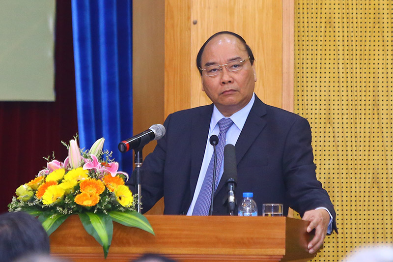 Thủ tướng Nguyễn Xuân Phúc phát biểu chỉ đạo Hội nghị (Ảnh: Dũng Minh)