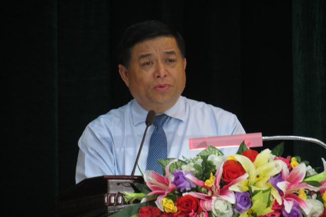 Bộ trưởng Nguyễn Chí Dũng phát biểu tại kỳ họp