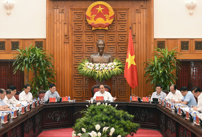 Thủ tướng Nguyễn Xuân Phúc chủ trì cuộc họp về thúc đẩy giải ngân vốn ODA