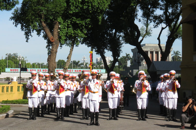 Dàn Quân nhạc trình diễn Ca khúc Đoàn kết ASEAN